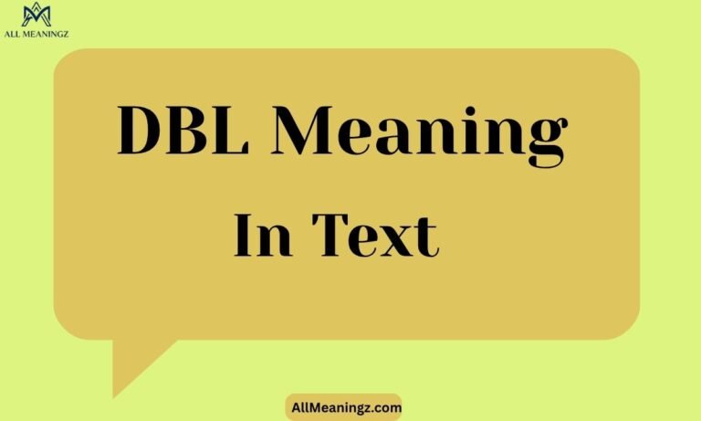 DBL Meaning in Text