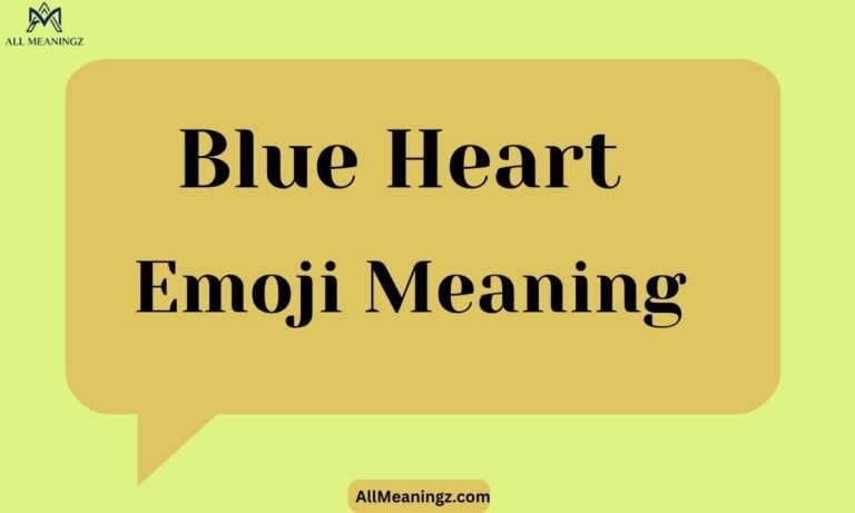 Blue Heart Emoji Meaning