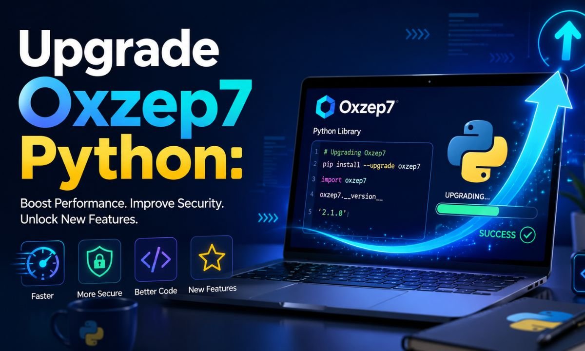 Upgrade Oxzep7 Python