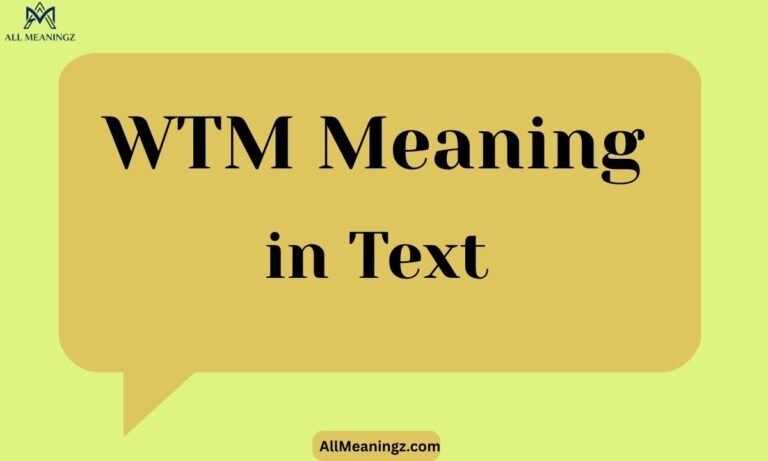 WTM Meaning in Text