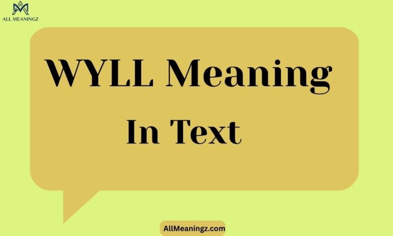 WYLL Meaning In Text