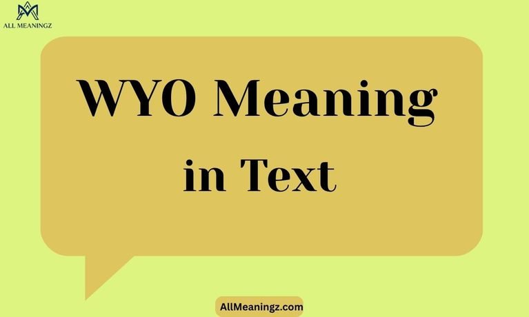 WYO Meaning in Text